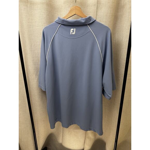 FootJoy XL Blue Golf Polo | Brambleton Golf Club Logo - Picture 8 of 11